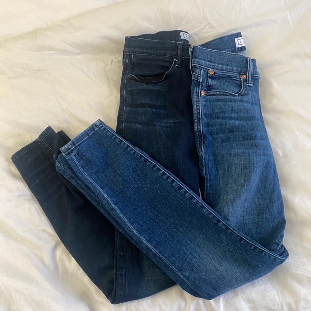 Two pairs of AYR jeans size 26